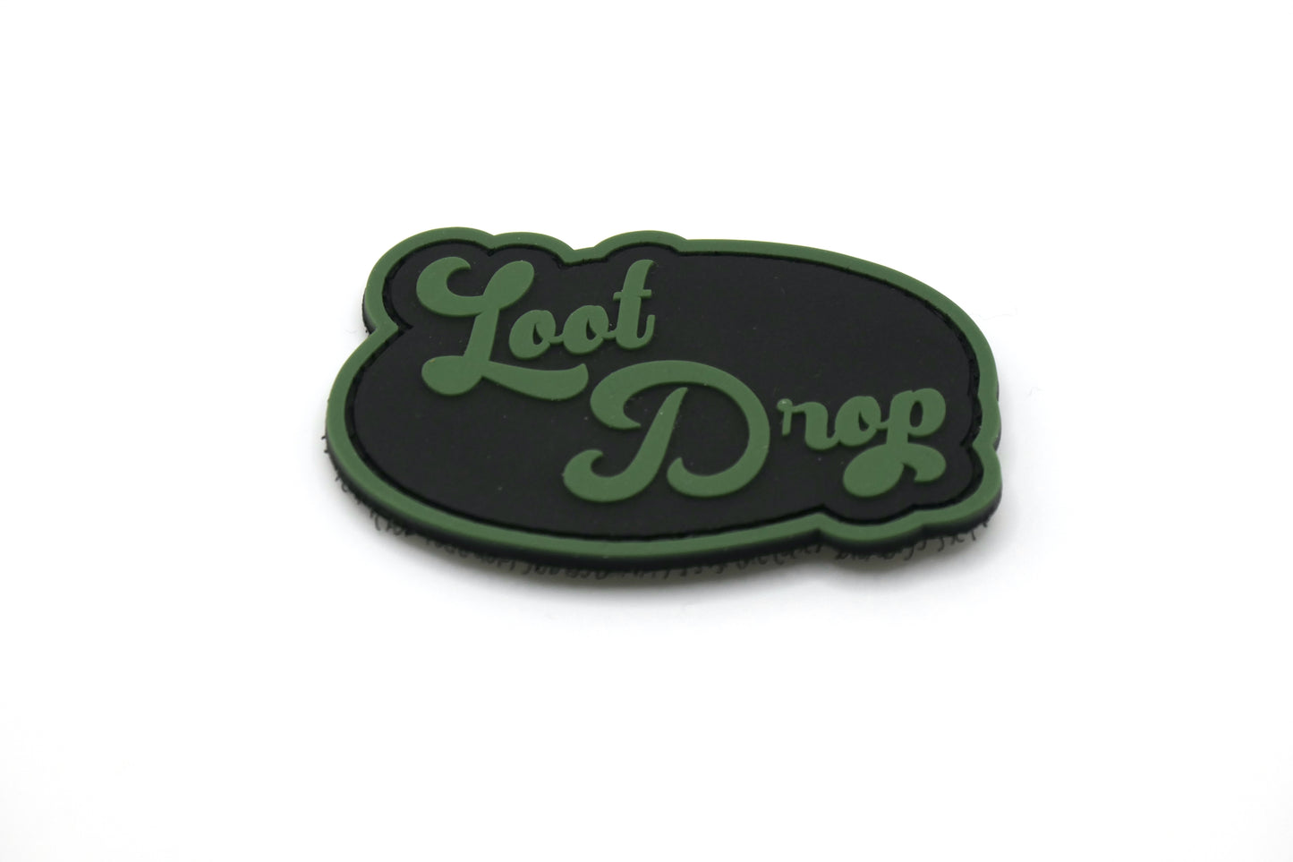 Loot Drop PVC Patch Green & Black