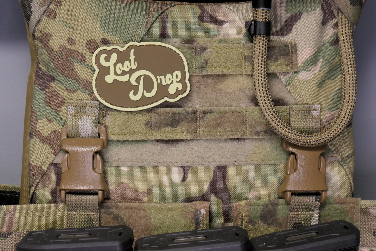 Loot Drop PVC Patch Brown & Khaki